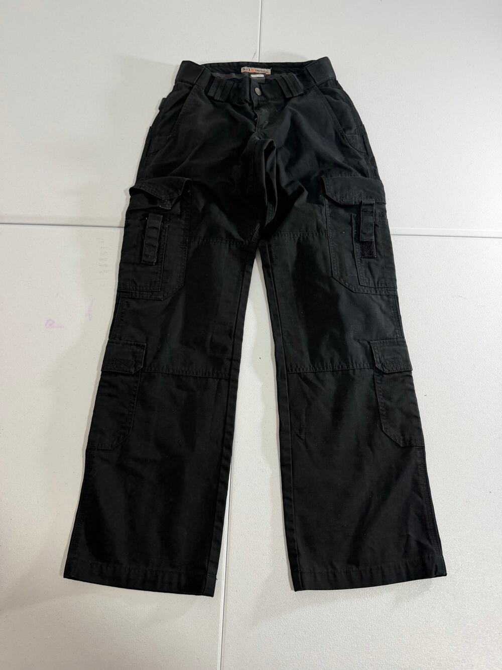 5.11 Tactical Pants Womens Size 2 Black Cargo Pockets Ripstop EMS Work Wear